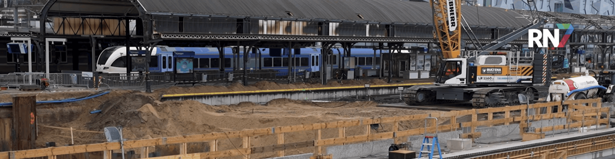 Elektrische rupshijskraan van Bultena actief bij Station Nijmegen – PHS project